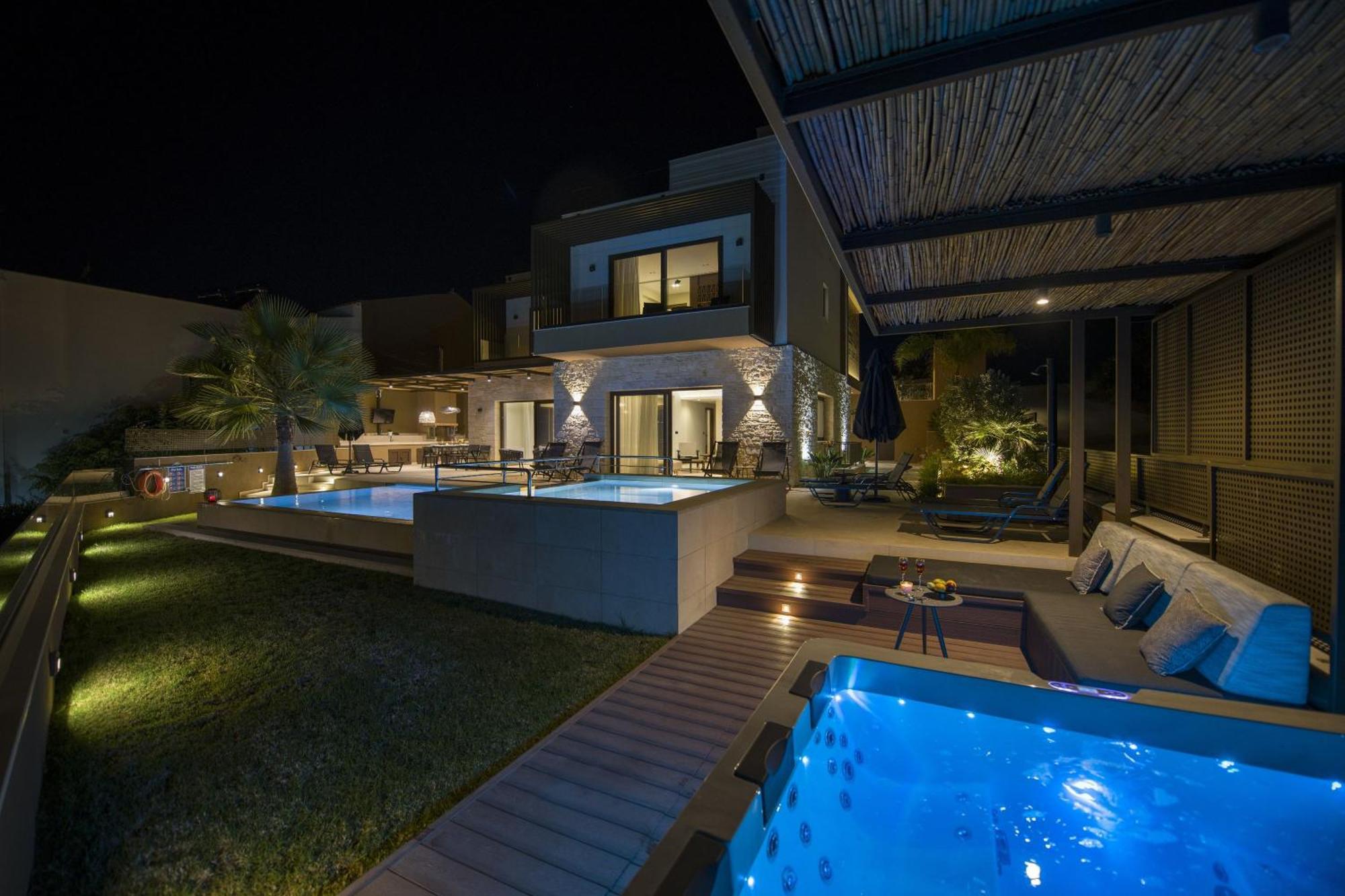 Almi-Cove Hilltop Villas Almirida Exteriör bild