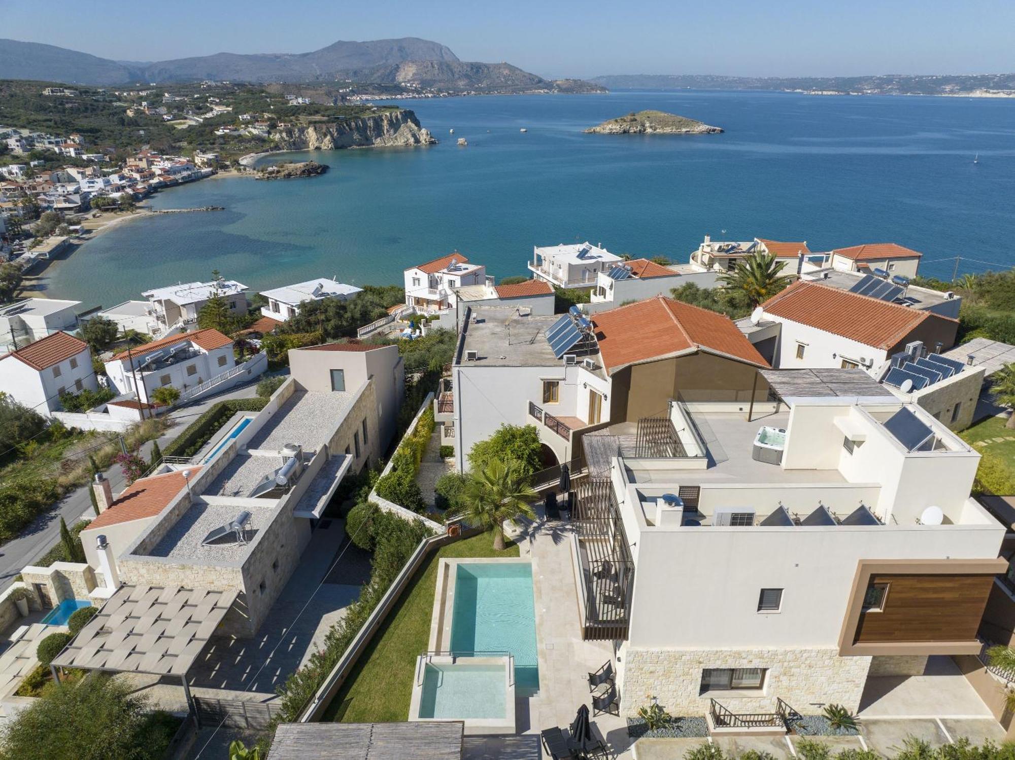 Almi-Cove Hilltop Villas Almirida Exteriör bild