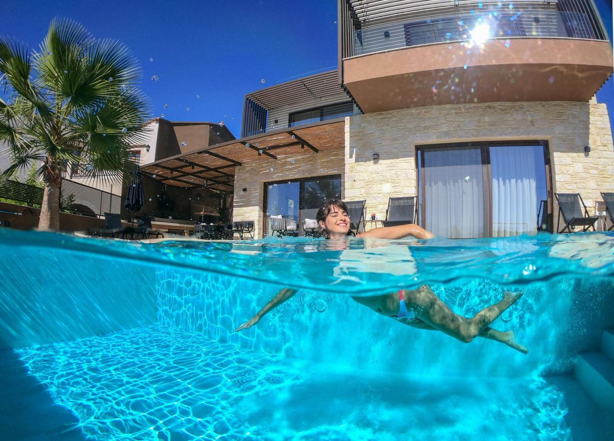 Almi-Cove Hilltop Villas Almirida Exteriör bild